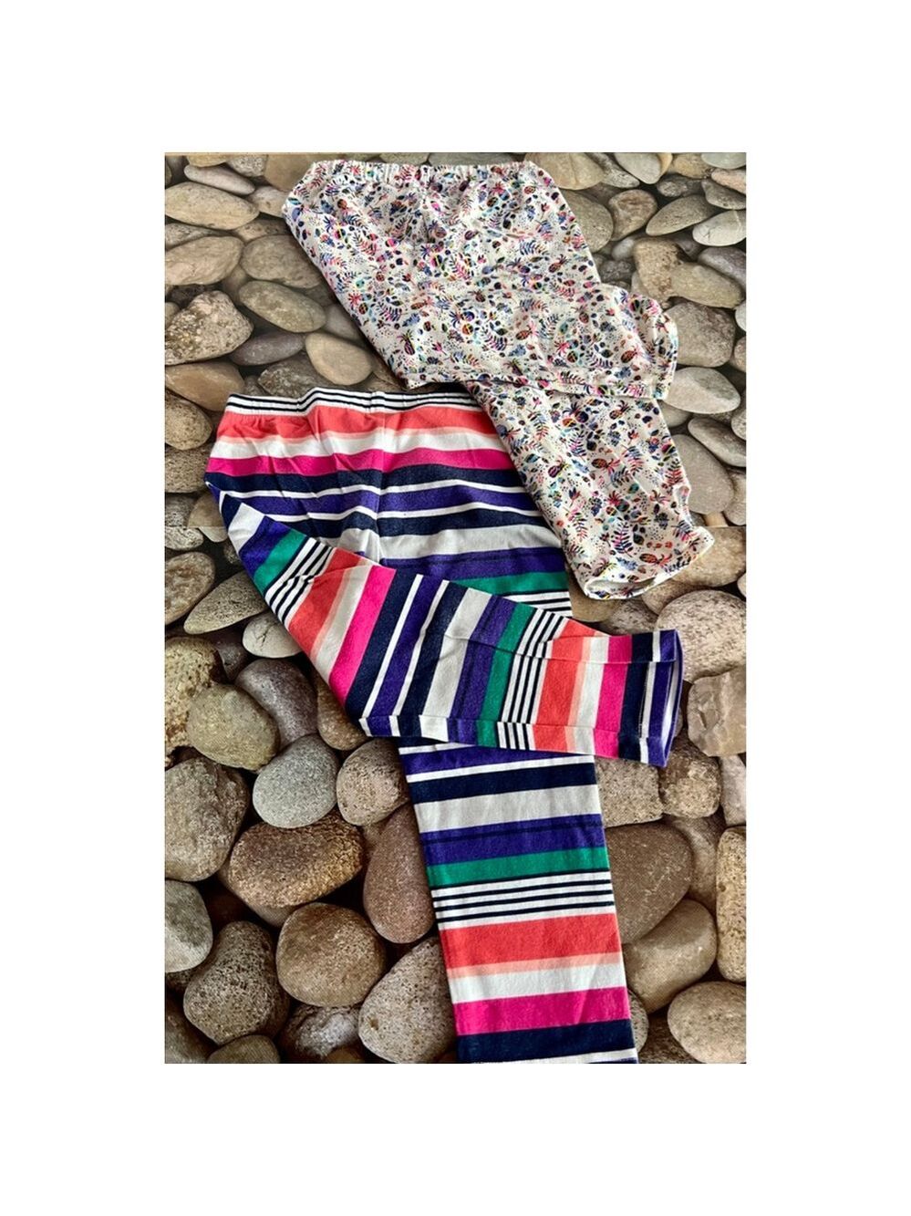 2 pair of Fun Leggings-7/8 - Picture 2 of 7